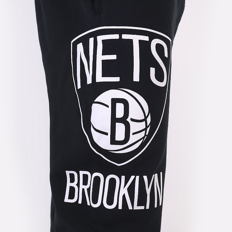 Мужские брюки Mitchell and ness NBA Brooklyn Nets Pants (507PBRONETBLK)  - цена, описание, фото 2